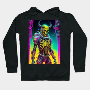 Skull Demon in Space Hoodie